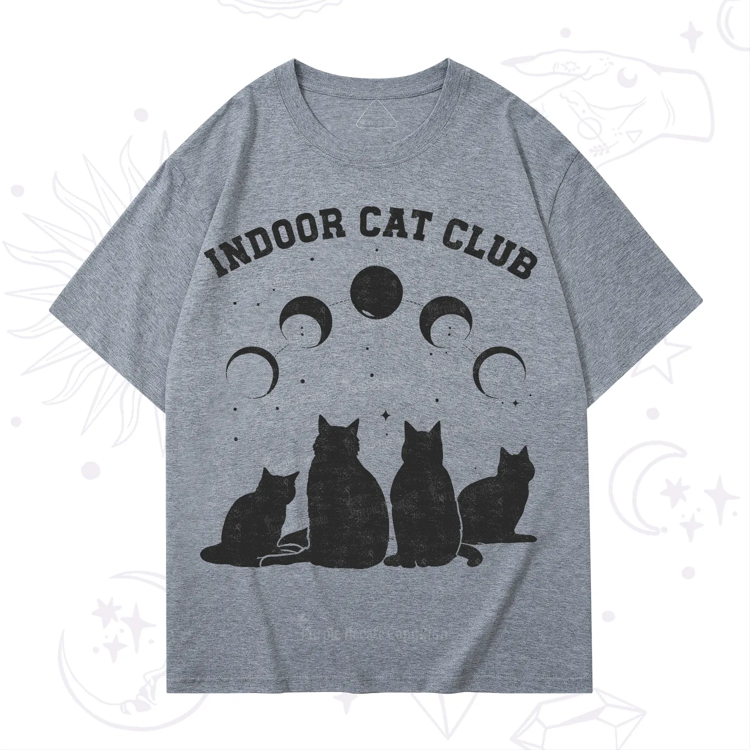 Purplehecate Indoor Cat Club T-Shirt