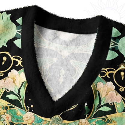 Purplehecate Moon Moth Rave Ugly Sweater Vest