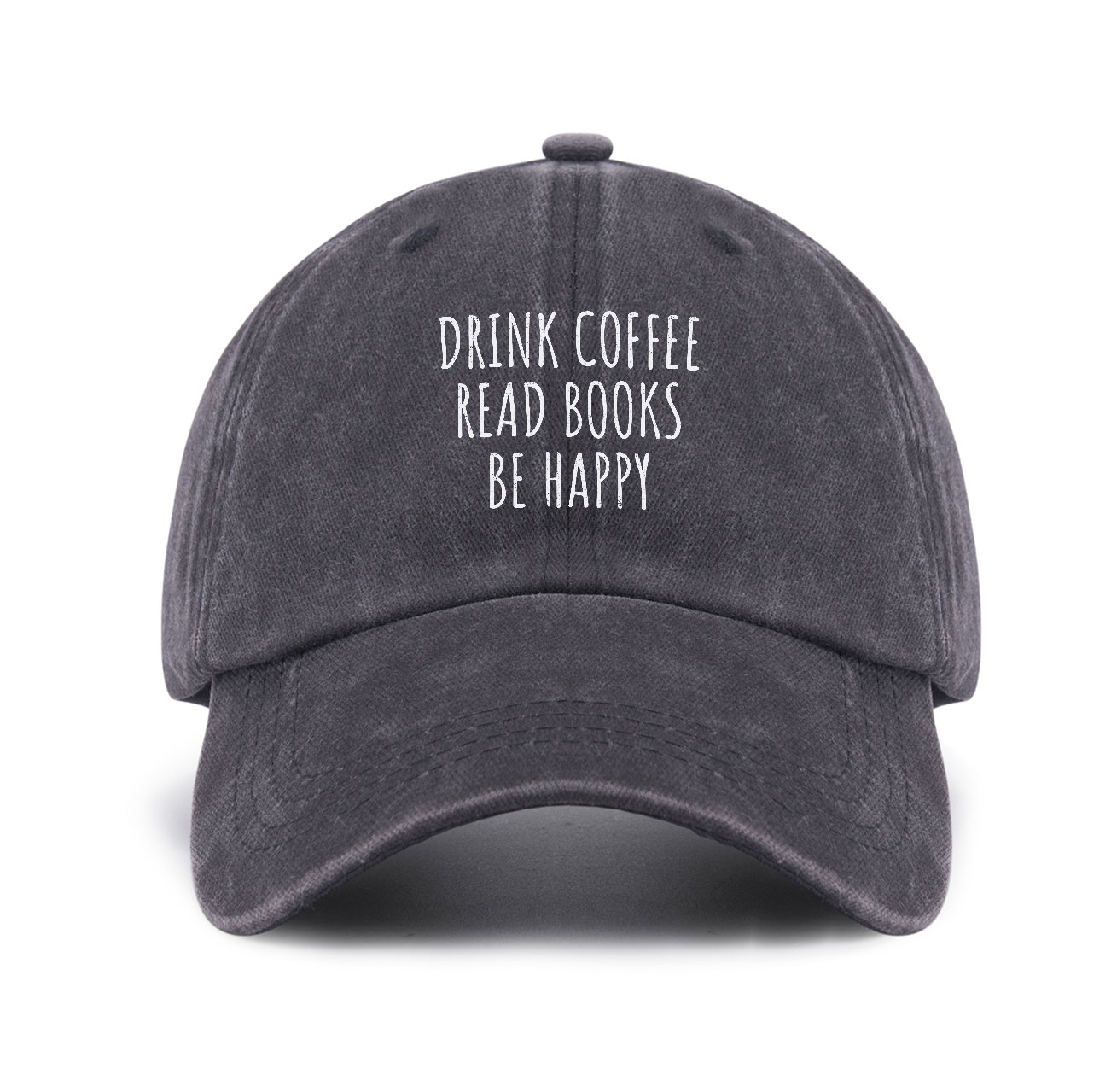 Purplehecate Drink Coffee Read Books Be Happy Baseball Cap