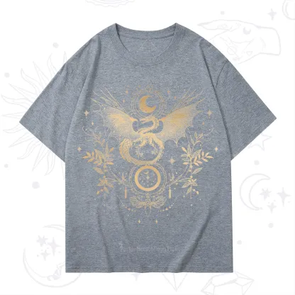 Purplehecate Celestial Dragon Moon Phase T-Shirt