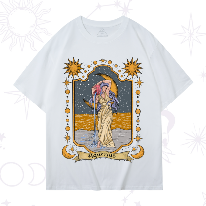 Purplehecate Aquarius Zodiac T-Shirt
