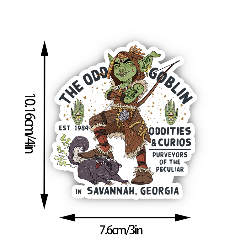 Purplehecate The Odd Goblin Sticker