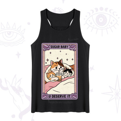 Purplehecate The Sugar Baby Cat Tarot Tank
