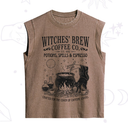 Purplehecate Witches' Brew Coffee Club Vintage Washed Tank