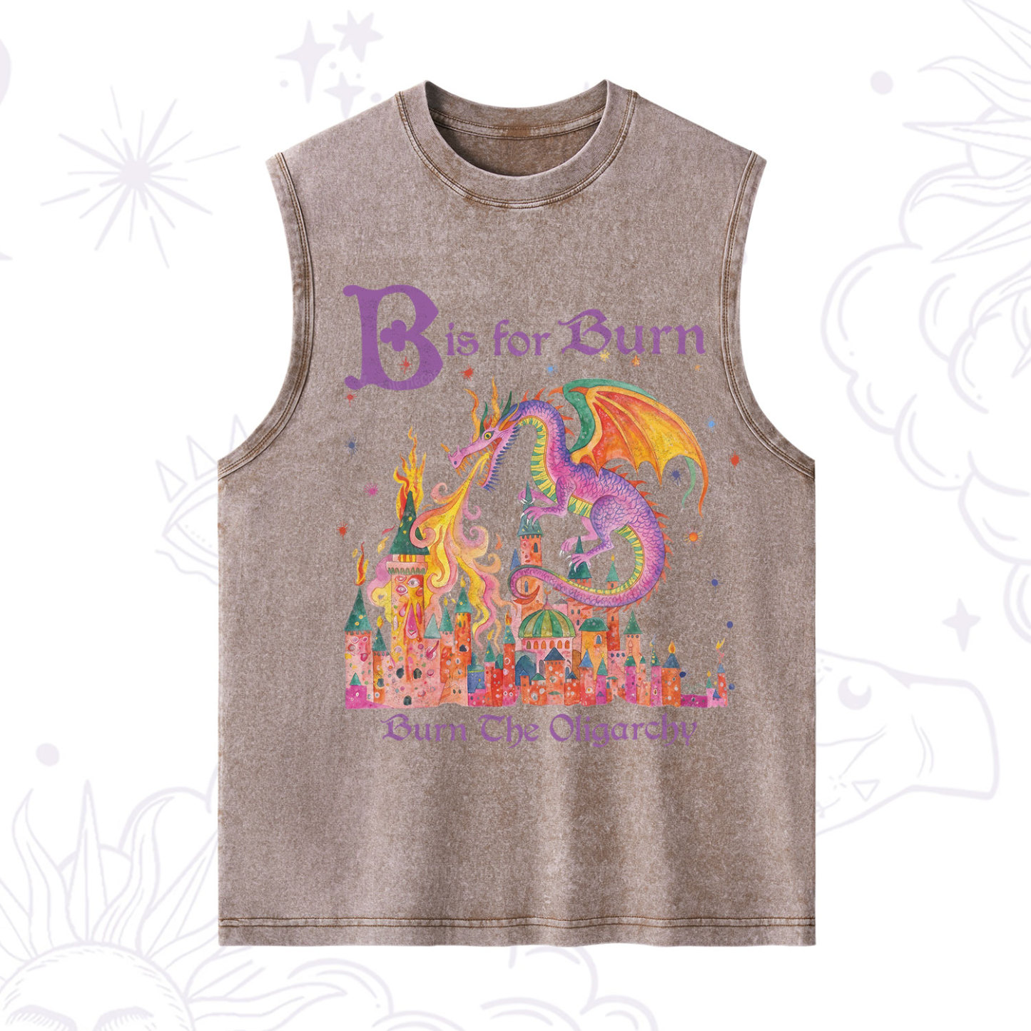 Purplehecate Burn The Oligarchy Washed Tank
