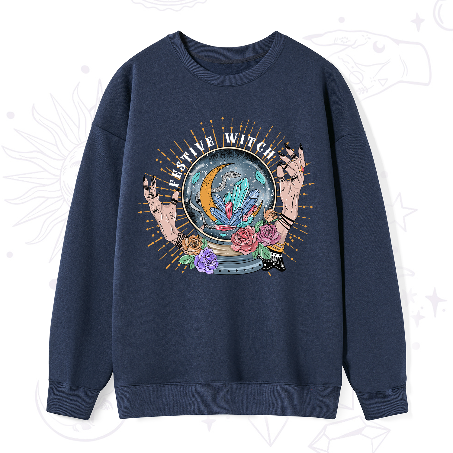 Purplehecate Festive Witch Sweatshirt