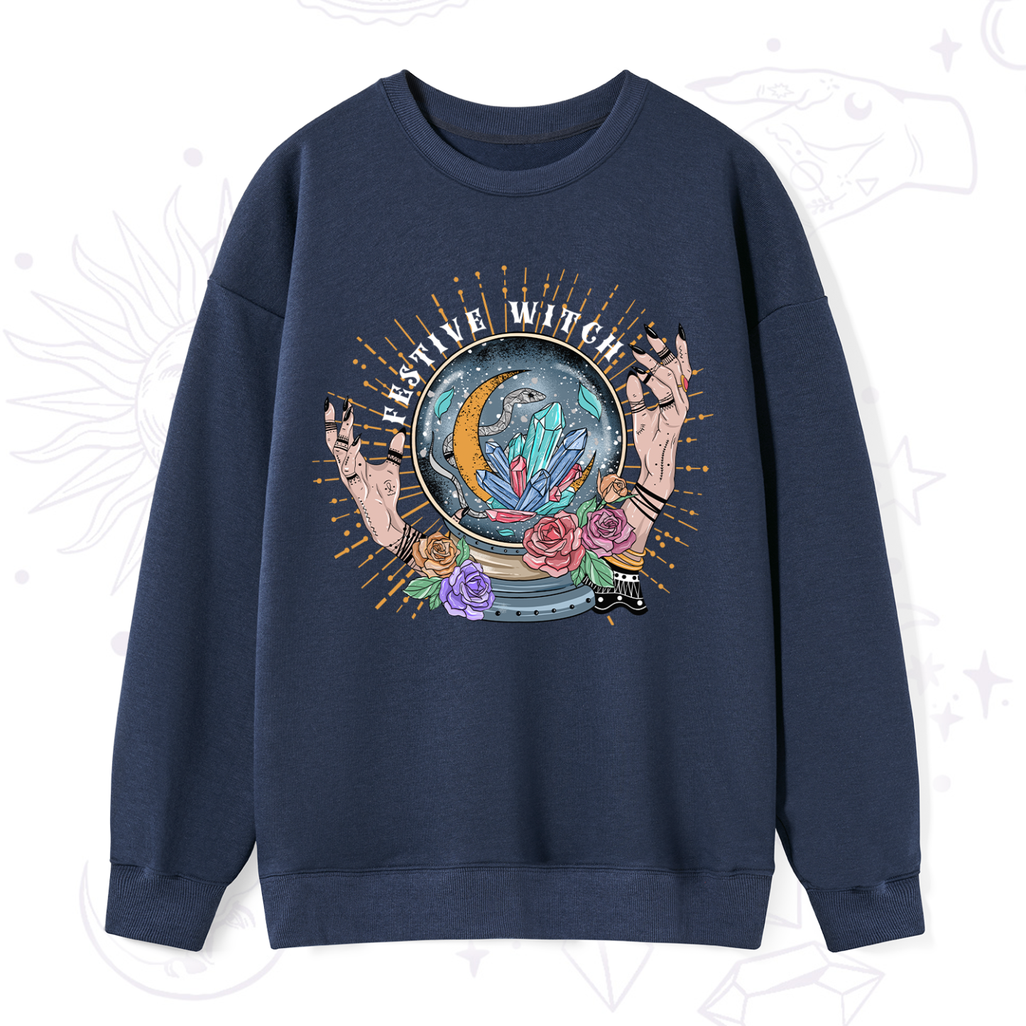 Purplehecate Festive Witch Sweatshirt
