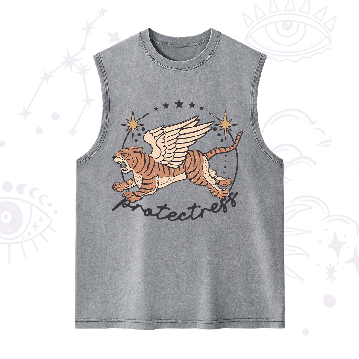 Purplehecate Protectress Washed Tank