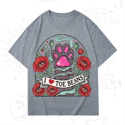 Purplehecate Toe Beans Lover Paw T-Shirt