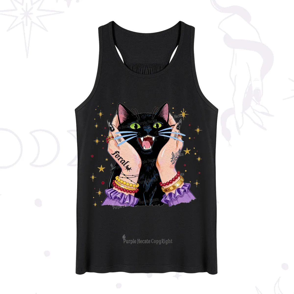 Purplehecate Feral Cat Magic Tank