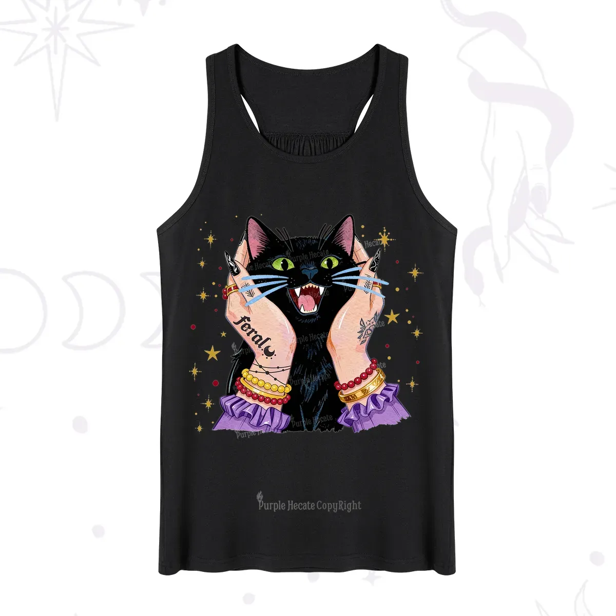 Purplehecate Feral Cat Magic Tank