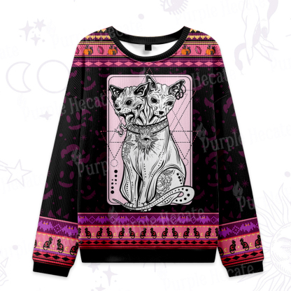 Purplehecate The Cat Goddess Bastet Ugly Halloween Sweatshirts