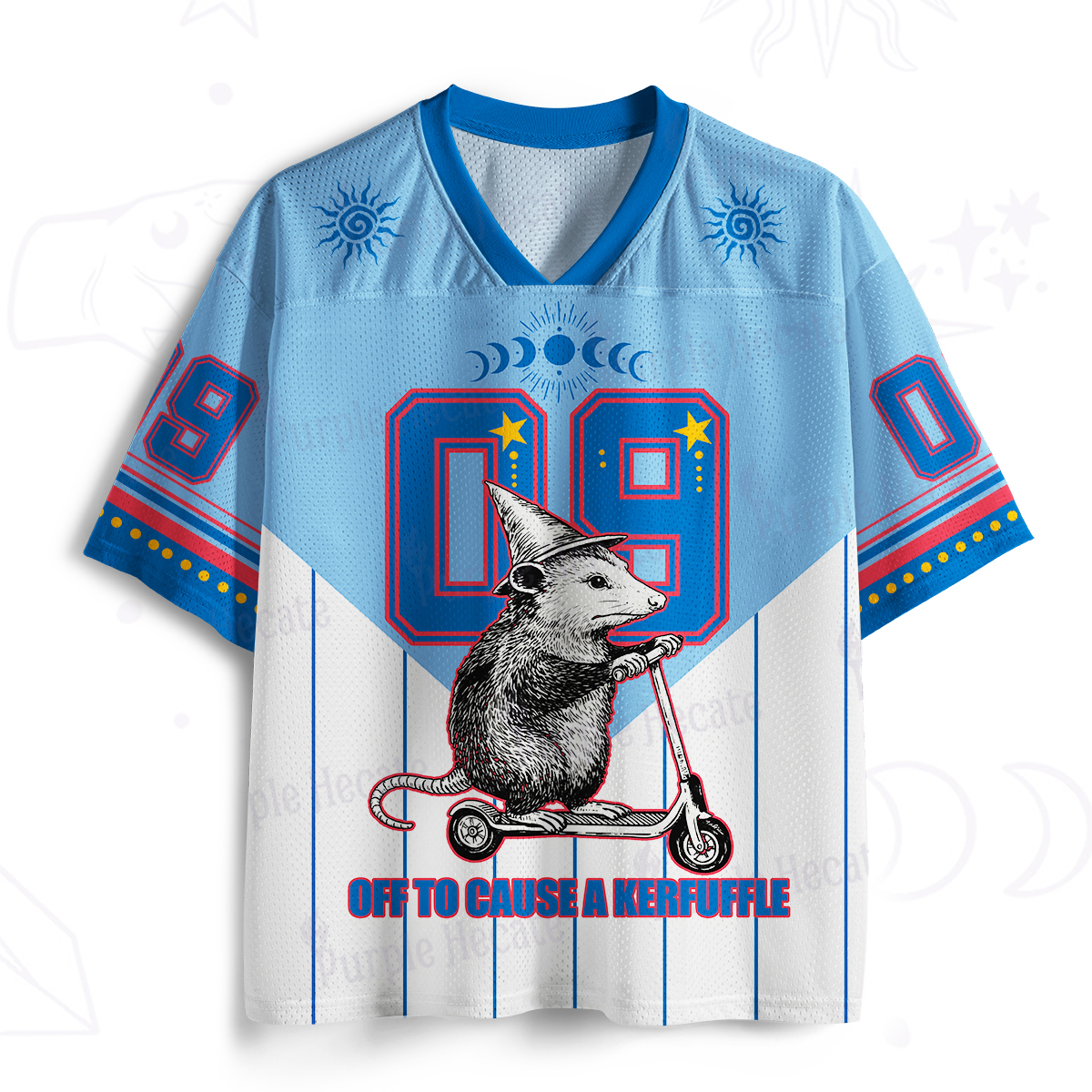 Purplehecate Off To Cause A Kerfuffle Mesh Jersey