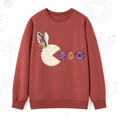Purplehecate Egg Hunter Bunny Easter Sweatshirt