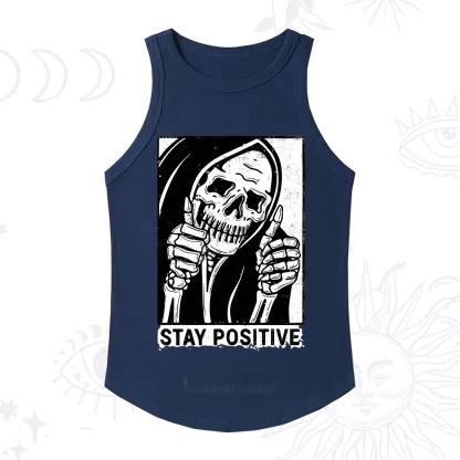 Purplehecate Stay Positive Racerback Tank Top