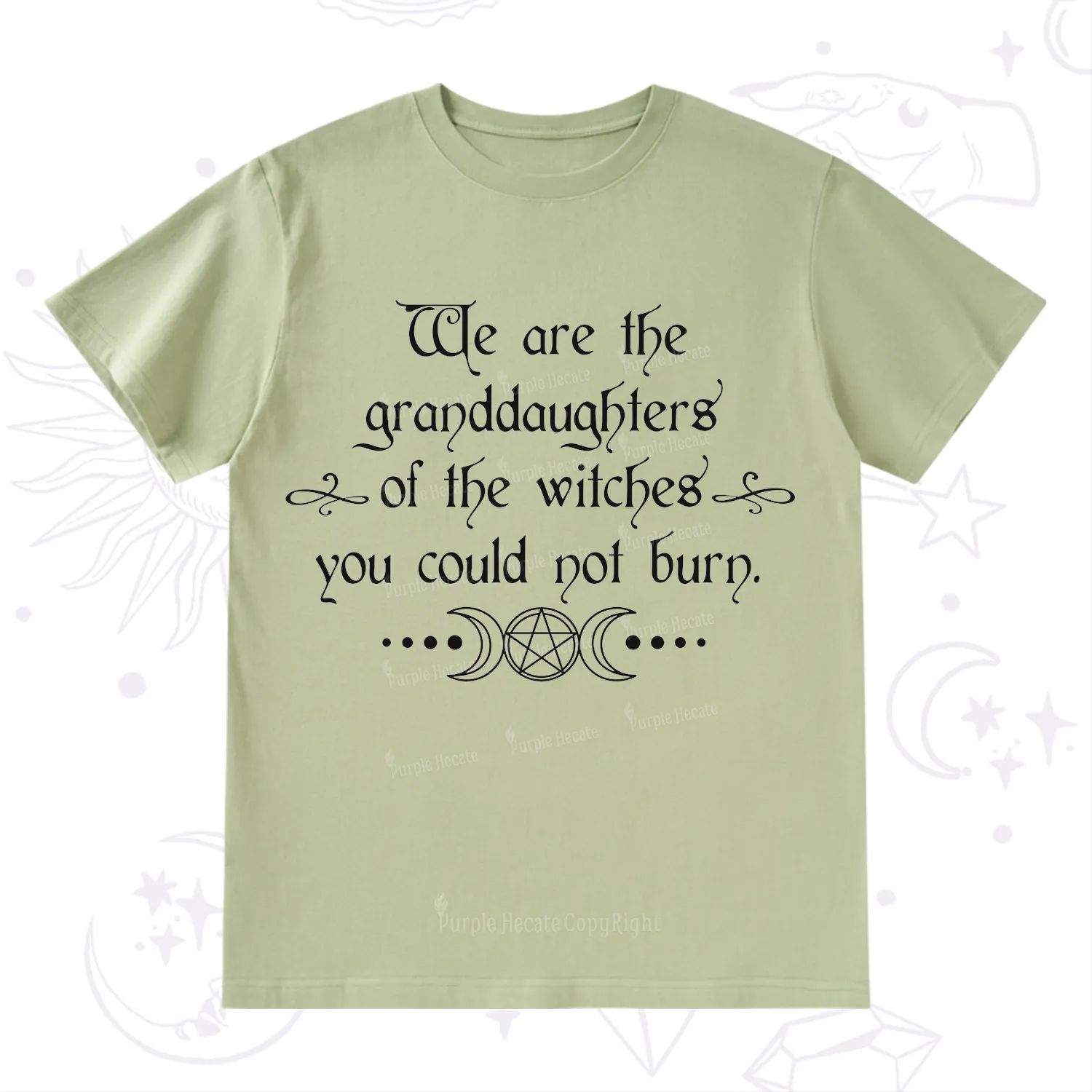 Purplehecate They Didn't Burn Witches They Burned Women T-Shirt