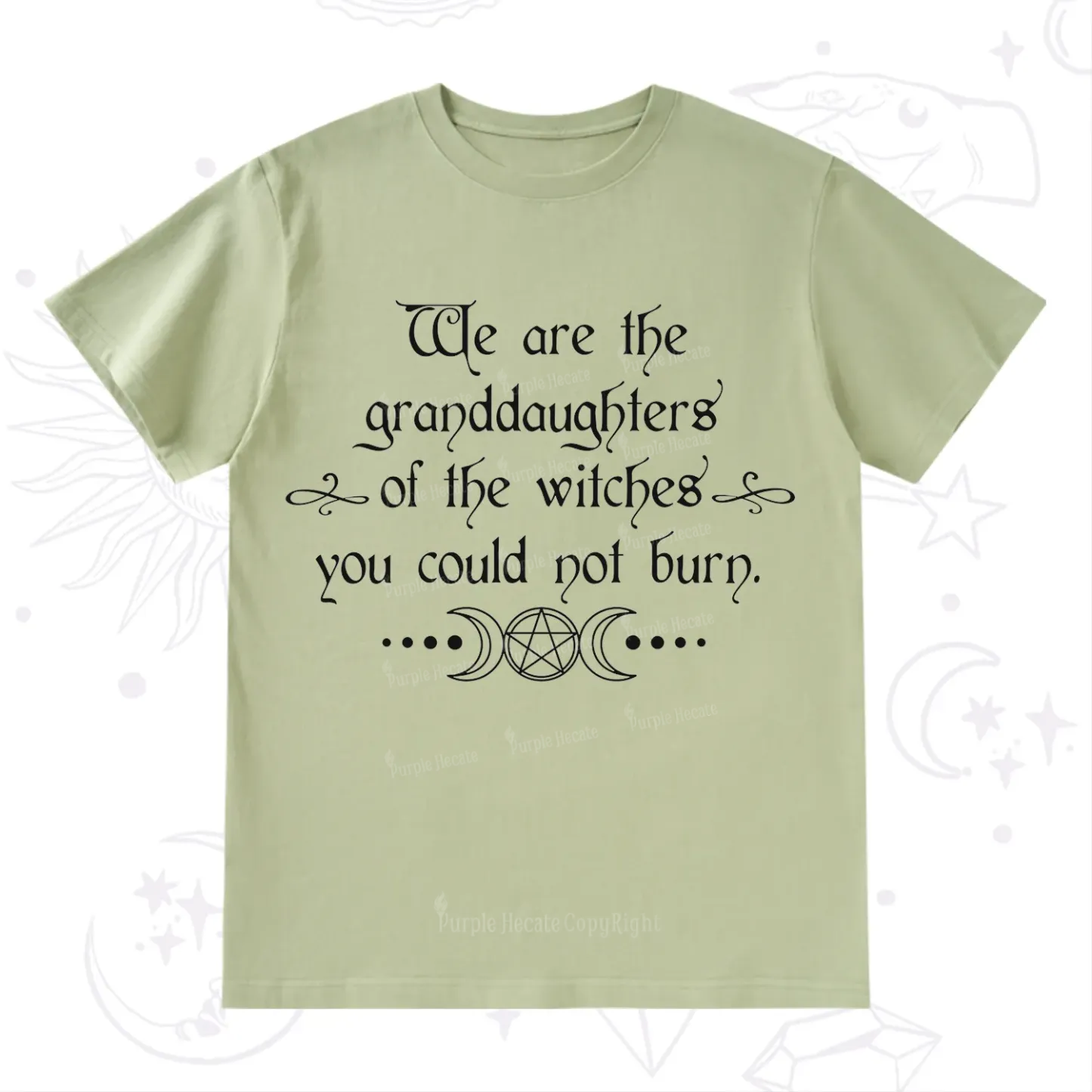 Purplehecate They Didn't Burn Witches They Burned Women T-Shirt