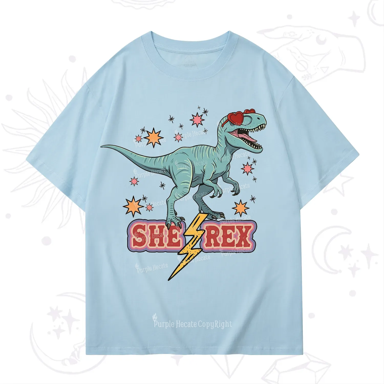 Purplehecate She Rex Dinosaur T-Shirt