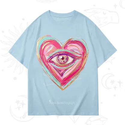 Purplehecate Eyes With Hearth T-Shirt