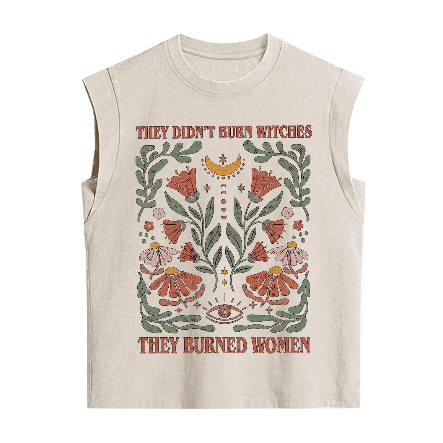 Purplehecate They Didn't Burn Witches They Burned Women Vintage Washed Tank