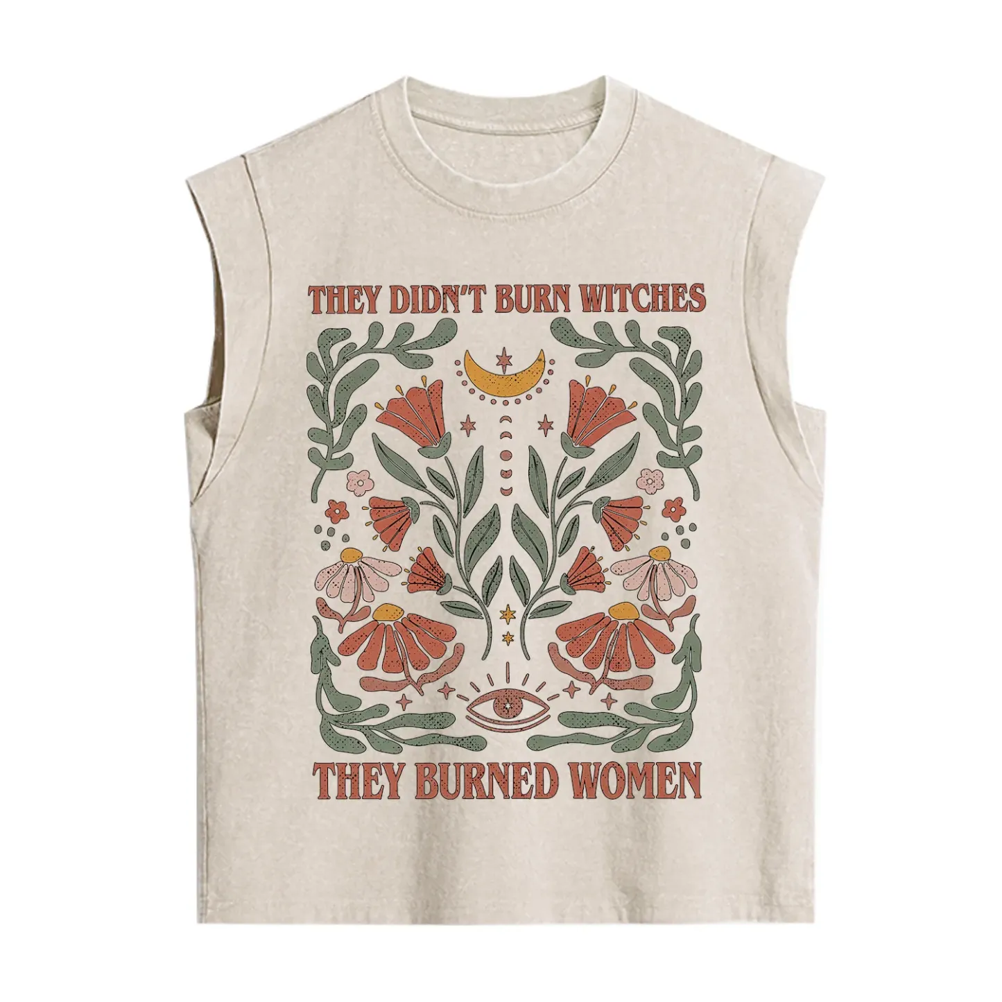 Purplehecate They Didn't Burn Witches They Burned Women Vintage Washed Tank