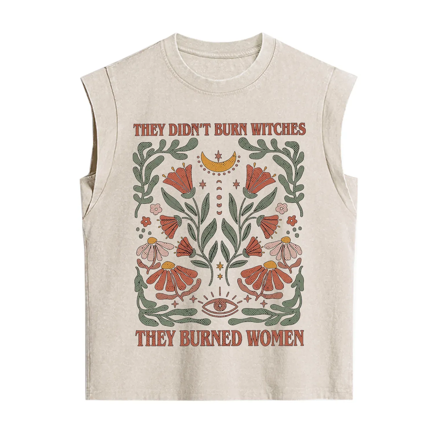 Purplehecate They Didn't Burn Witches They Burned Women Vintage Washed Tank