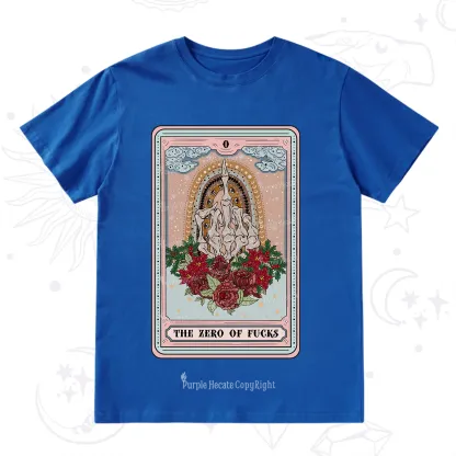 Purplehecate The Zero Of Fucks Tarot Christmas T-Shirt