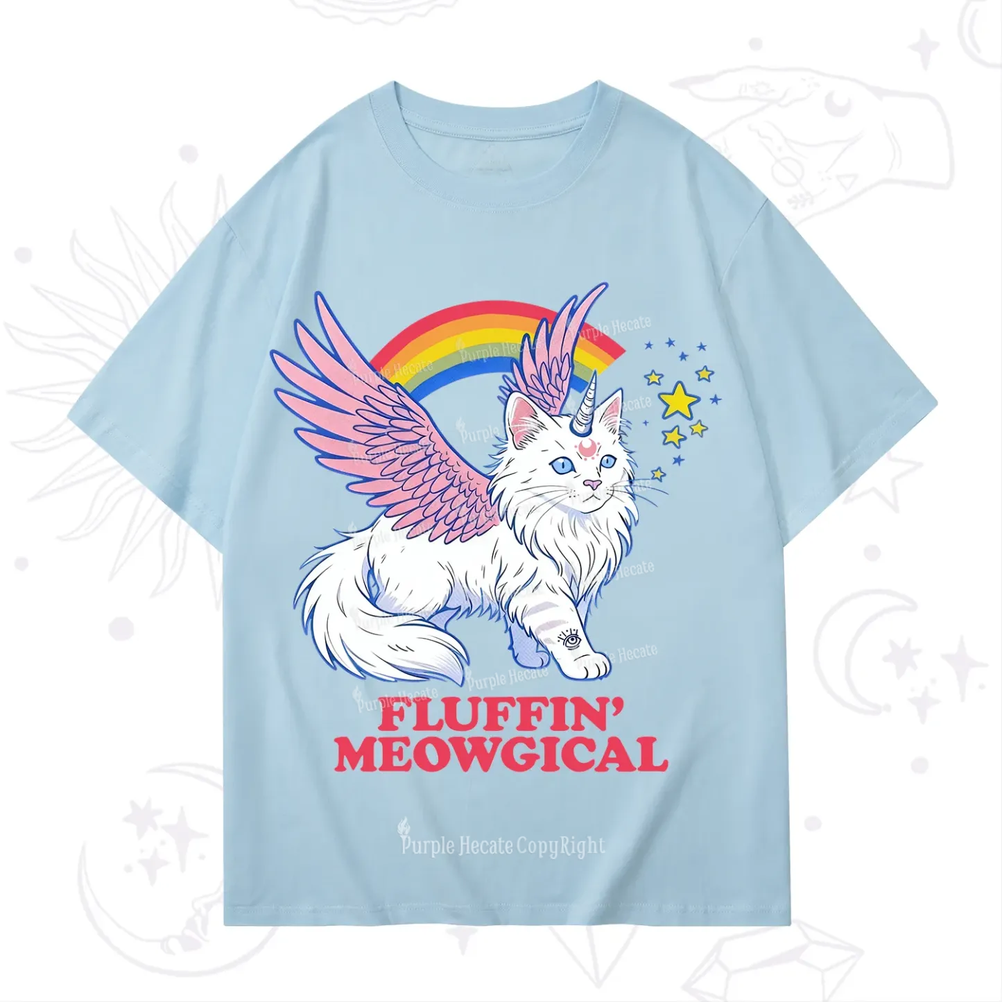 Purplehecate Fluffin Meowgical T-Shirt