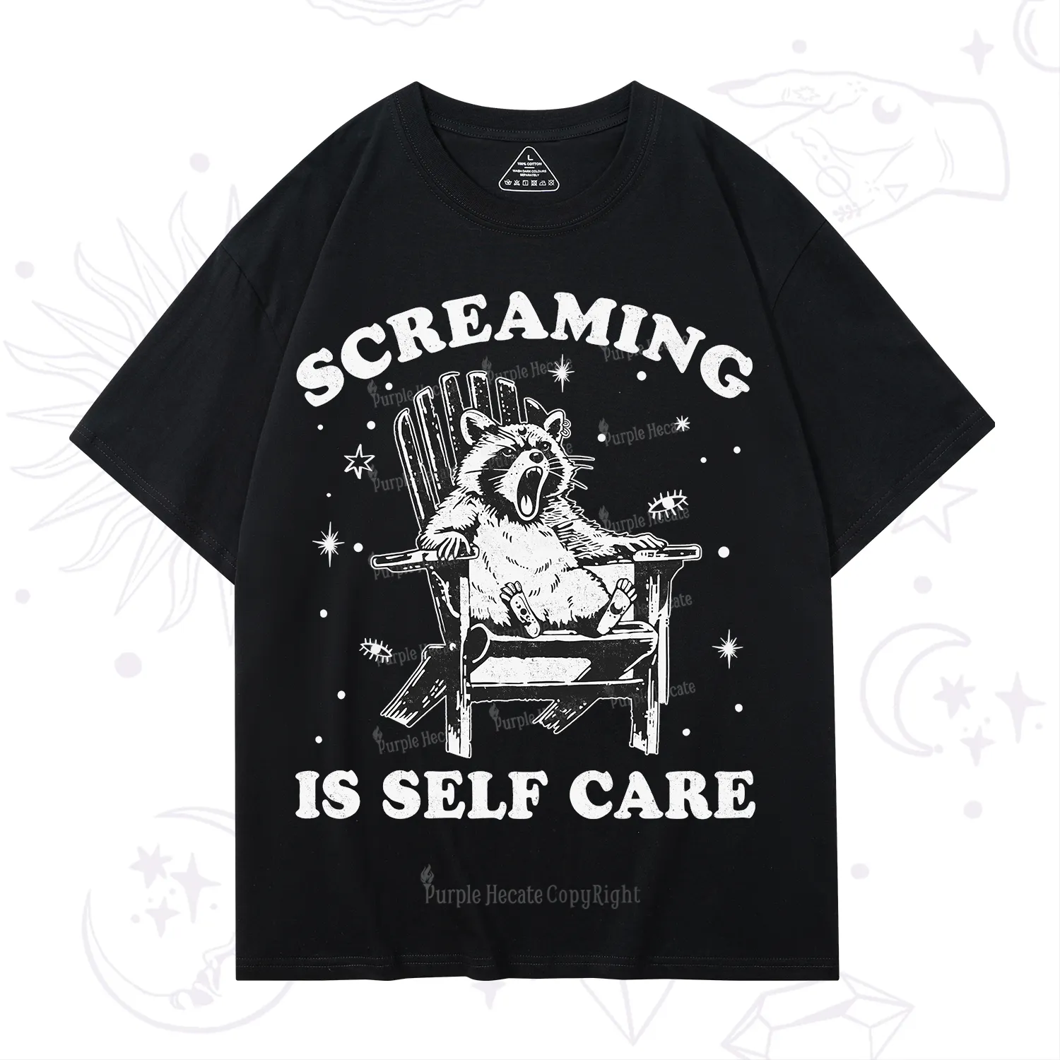 Purplehecate Screaming is Self Care T-Shirt