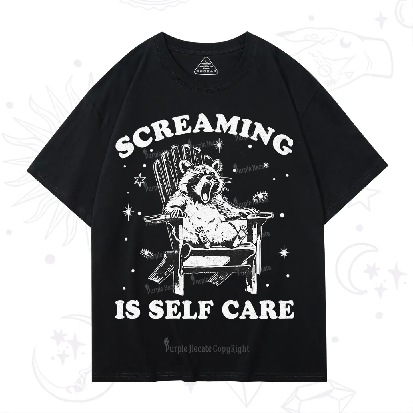 Purplehecate Screaming is Self Care T-Shirt