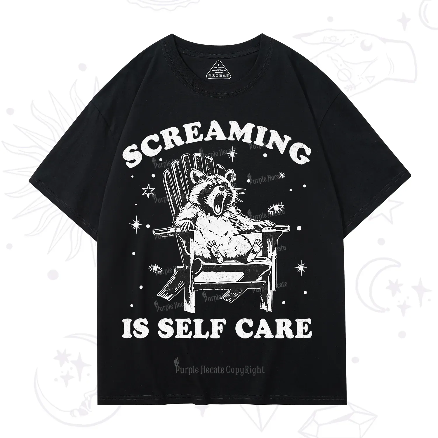 Purplehecate Screaming is Self Care T-Shirt
