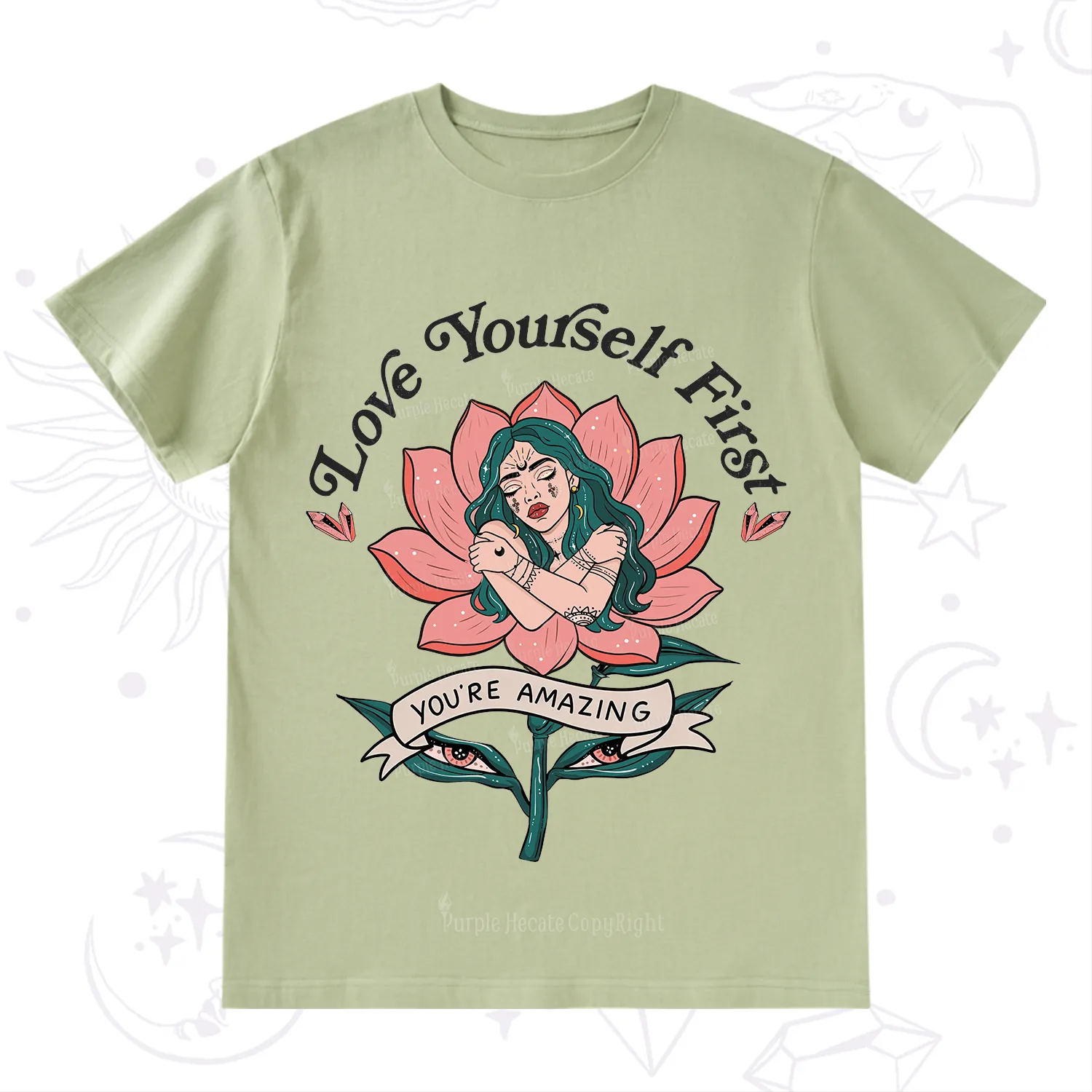 Purplehecate Love Yourself First T-Shirt