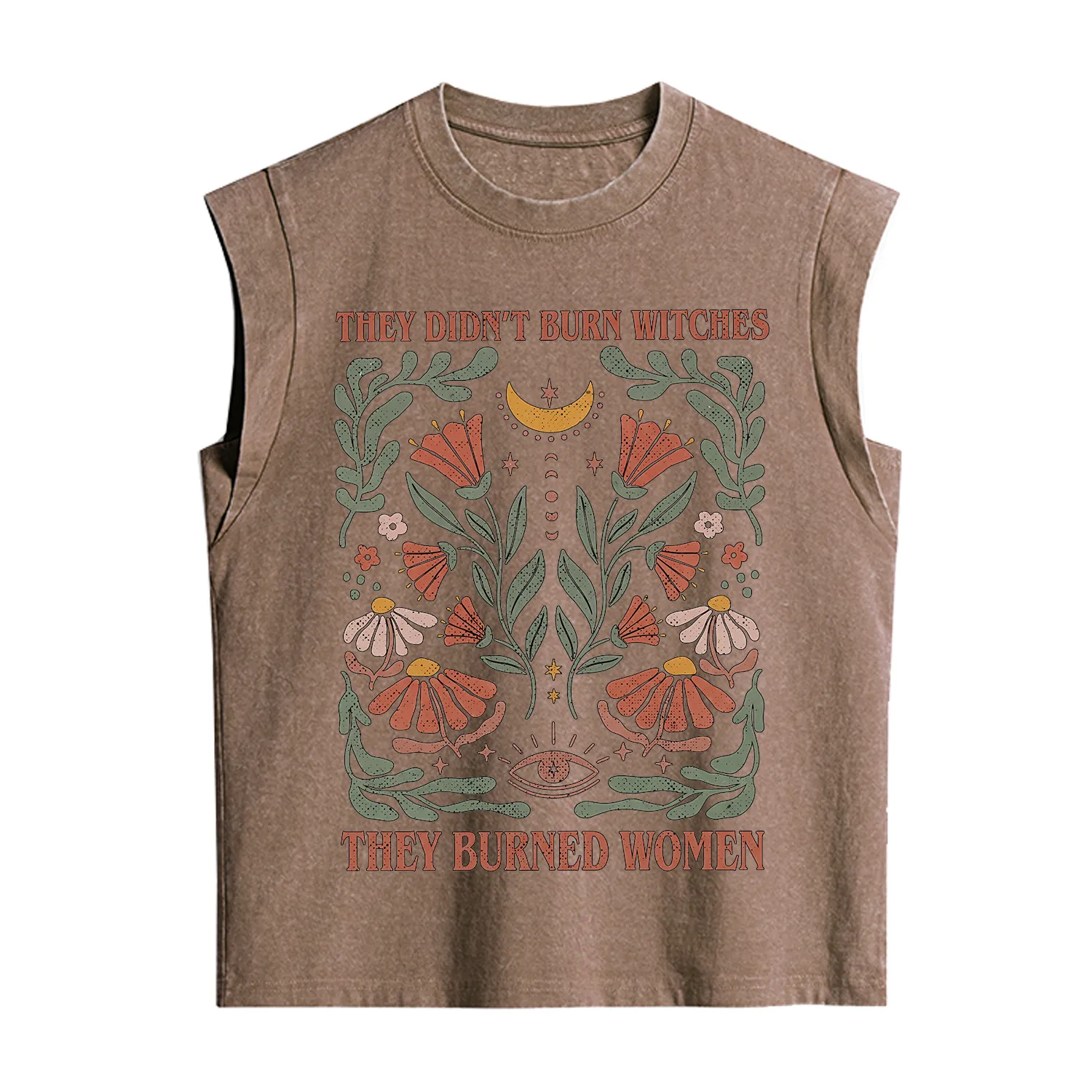 Purplehecate They Didn't Burn Witches They Burned Women Vintage Washed Tank