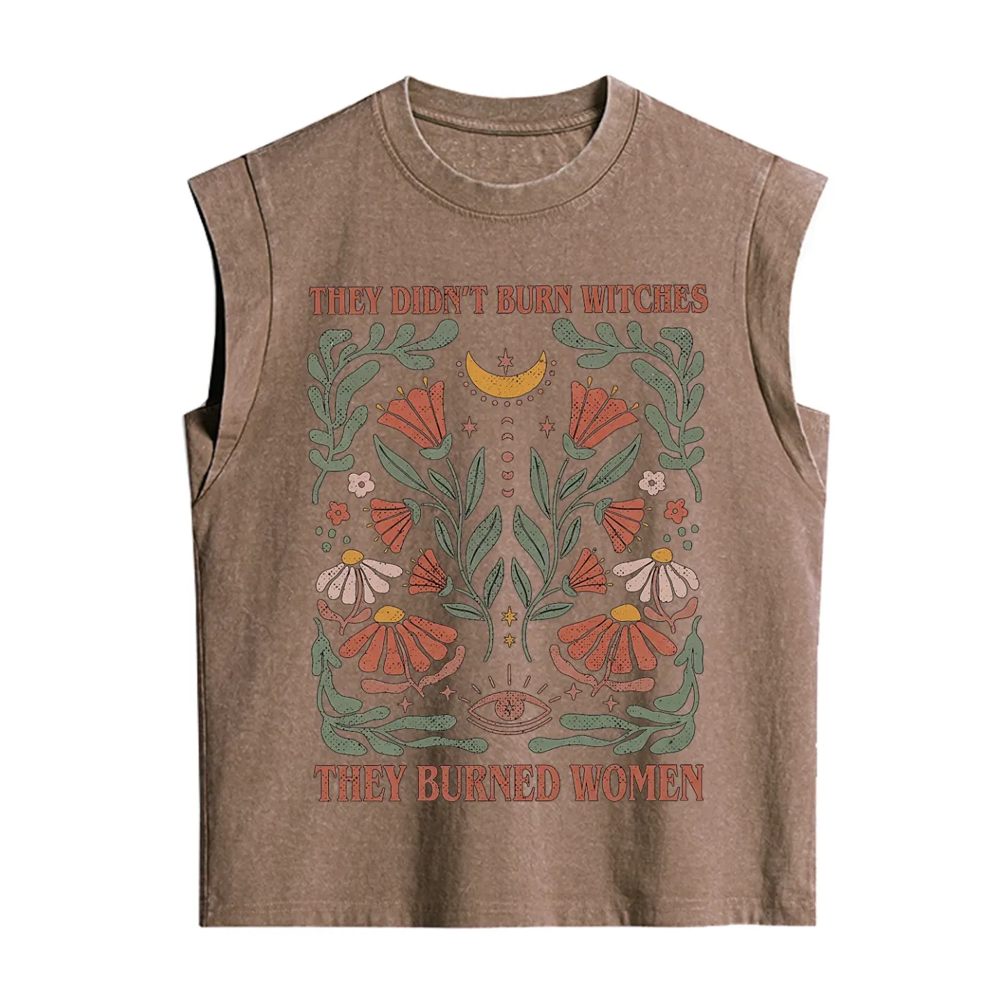 Purplehecate They Didn't Burn Witches They Burned Women Vintage Washed Tank