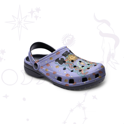 Purplehecate Leo Spirit Zodiac Rubber Clogs