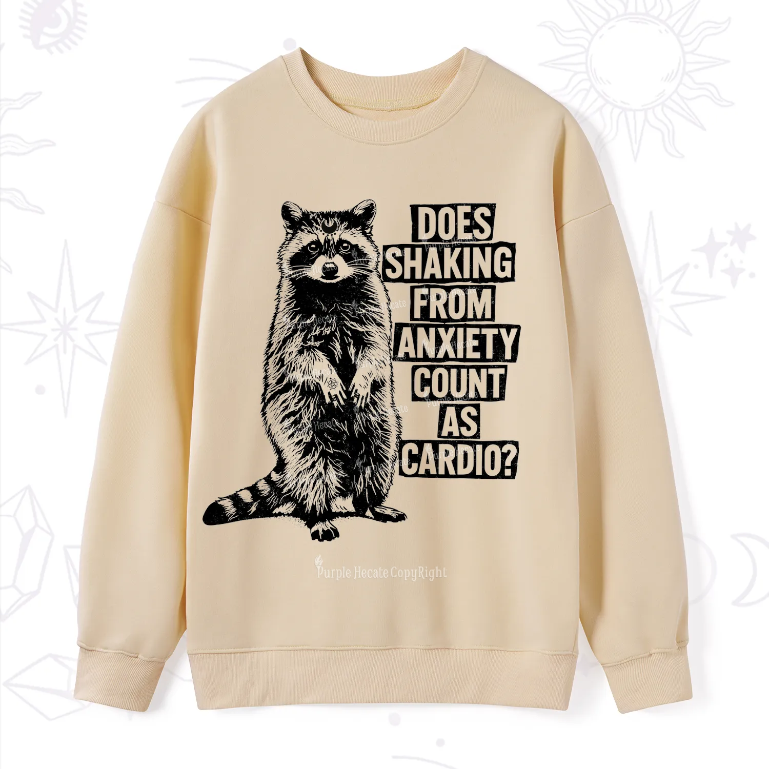 Purplehecate Does Shaking From Anxiety Count As Cardio Sweatshirt