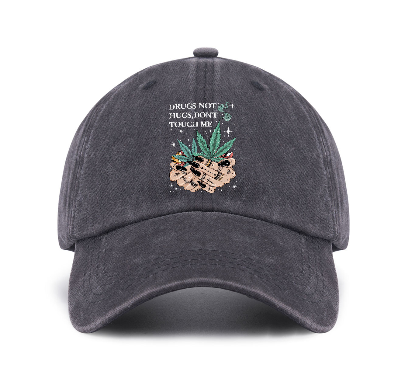Purplehecate Drugs Not Hugs Baseball Cap