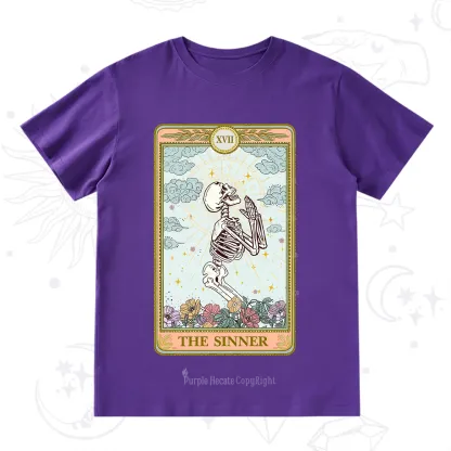 Purplehecate The Sinner Tarot Card T-Shirt