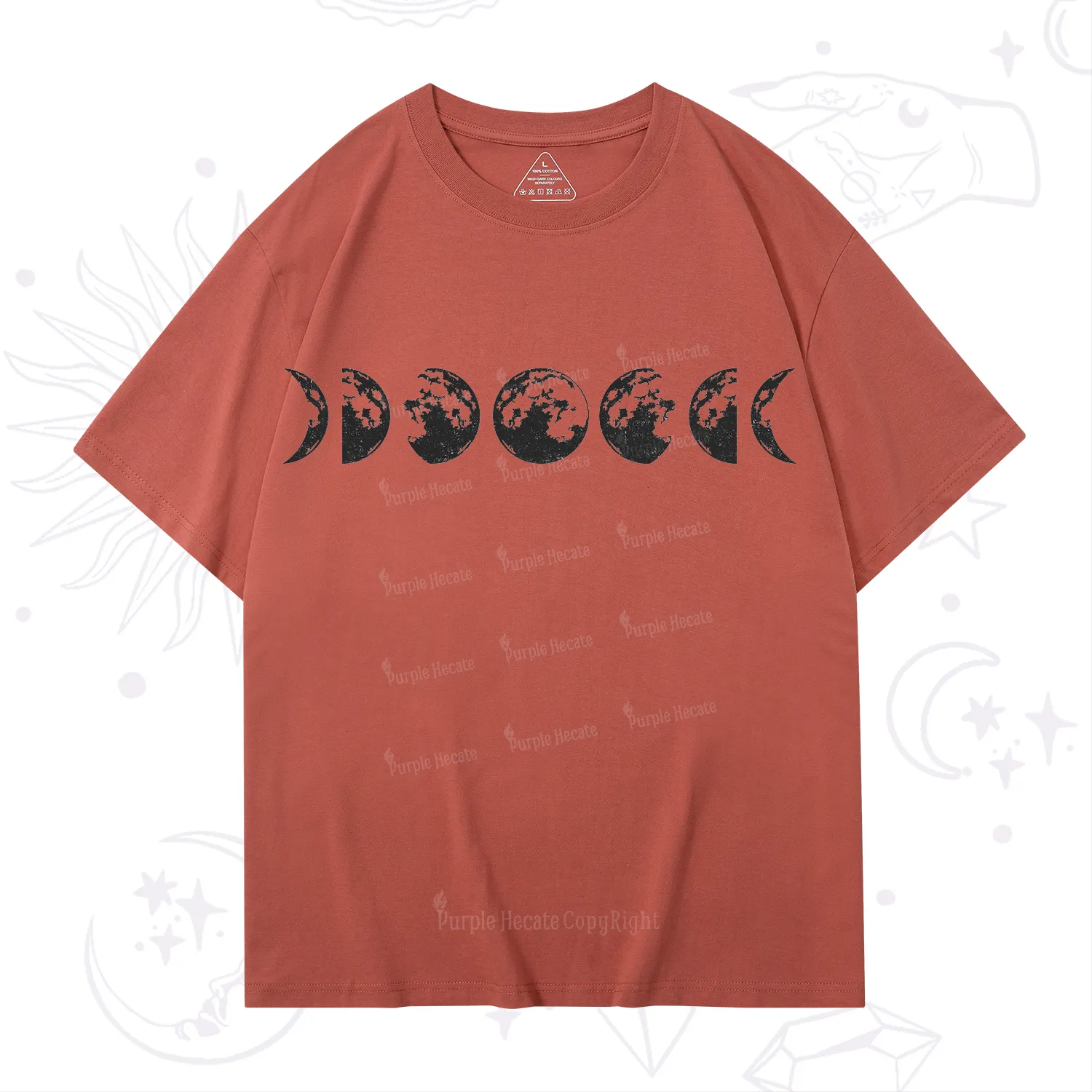 Purplehecate Moon Phases T-Shirt