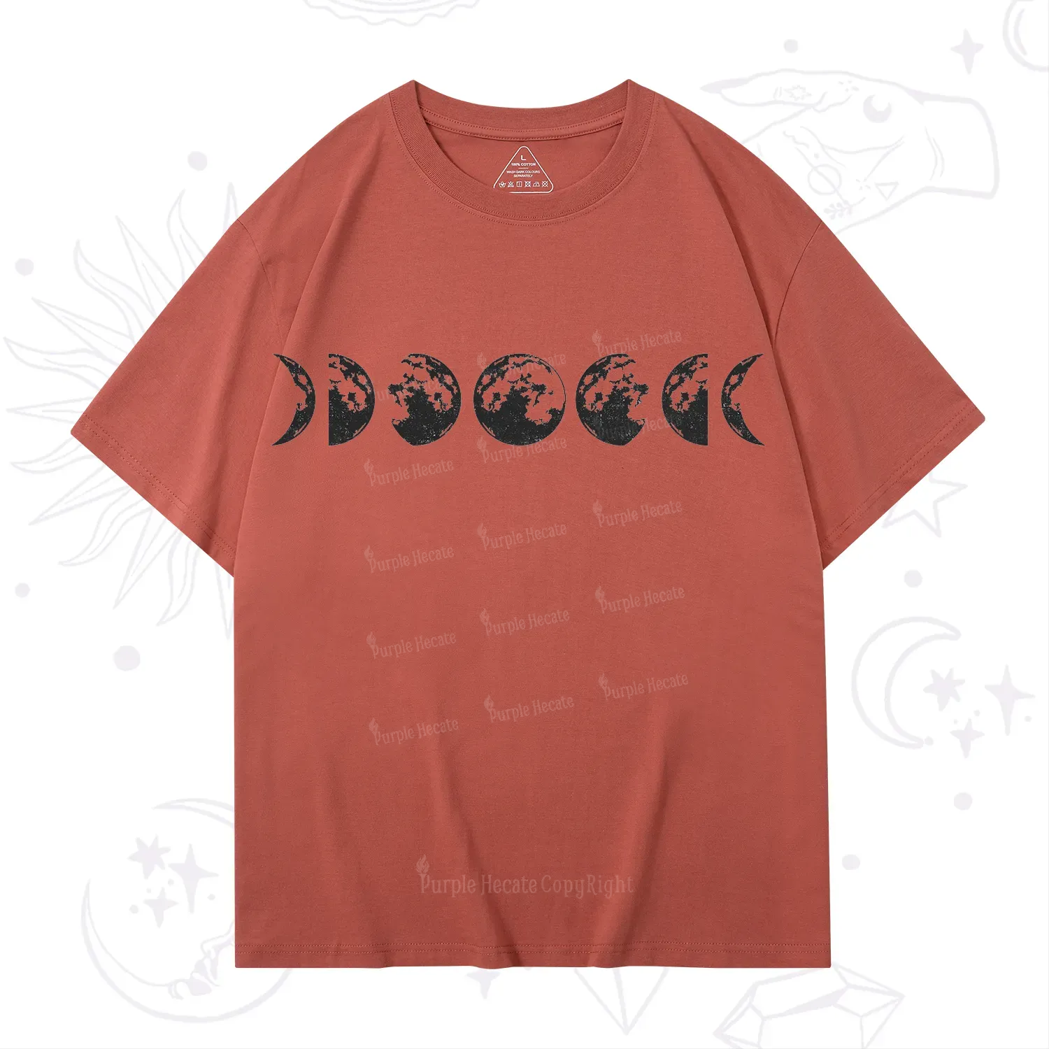 Purplehecate Moon Phases T-Shirt