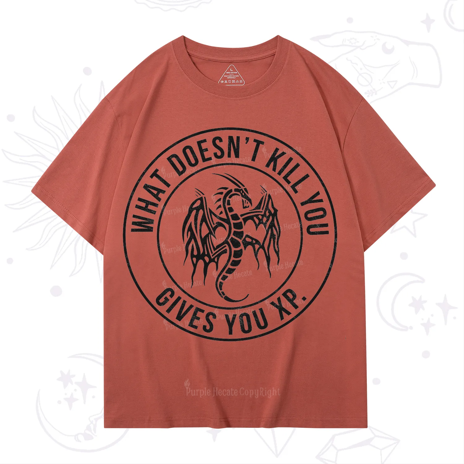Purplehecate What Doesn't Kill You Gives You XP T-Shirt