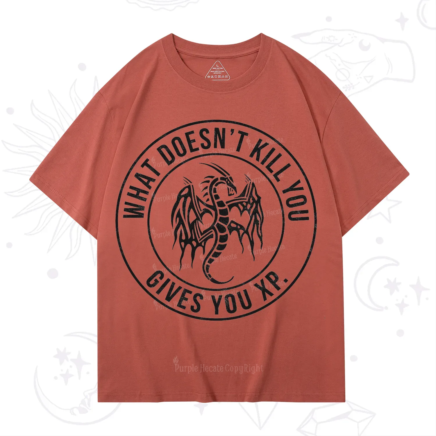 Purplehecate What Doesn't Kill You Gives You XP T-Shirt