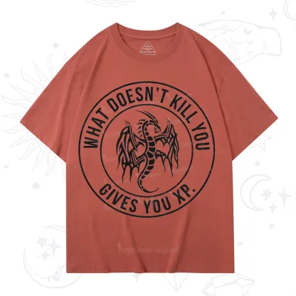 Purplehecate What Doesn't Kill You Gives You XP T-Shirt
