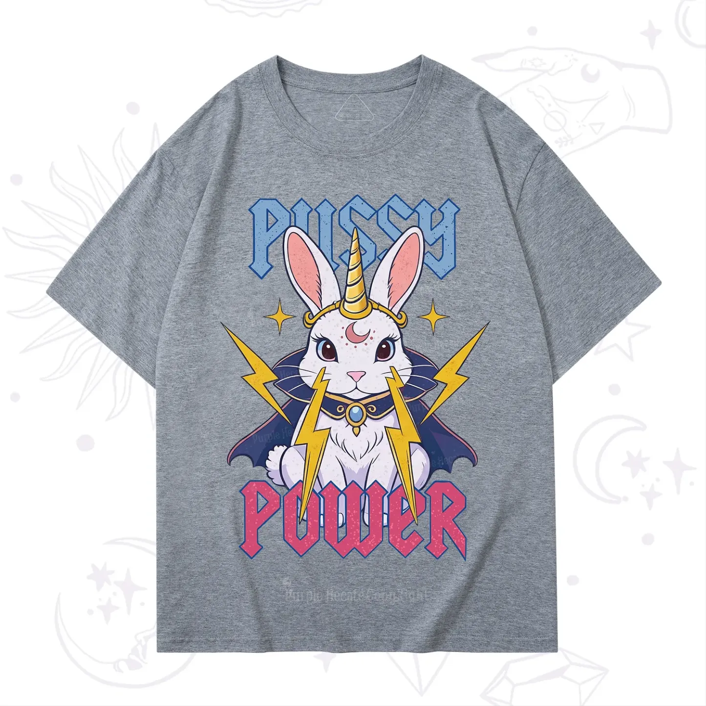 Purplehecate Pussy Power Magic Bunny T-Shirt