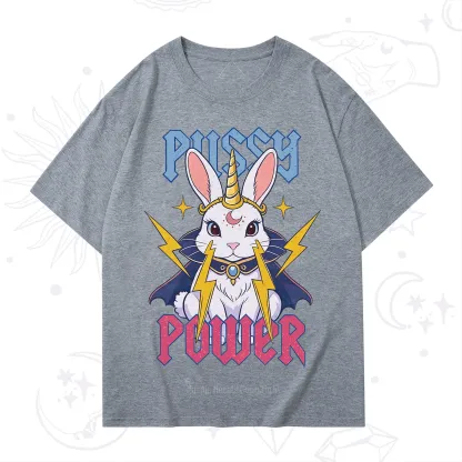 Purplehecate Pussy Power Magic Bunny T-Shirt