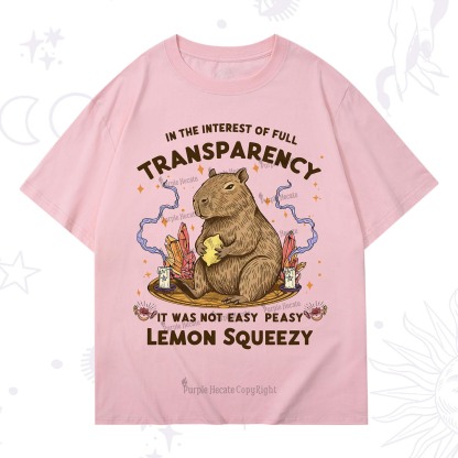 Purplehecate Funny Capybara T-Shirt