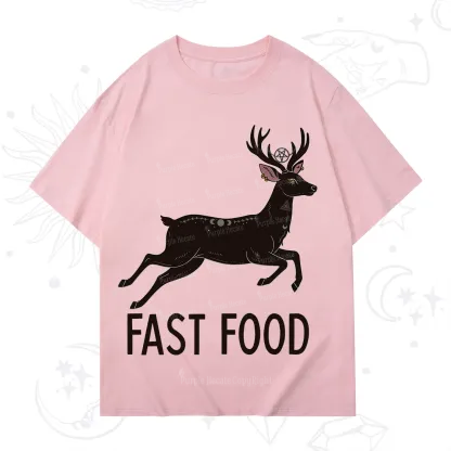 Purplehecate Fast Food Deer T-Shirt