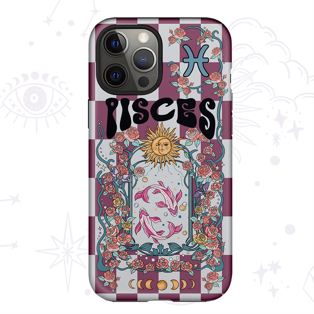 Purplehecate Pisces Spirit Zodiac Collage Phone Case