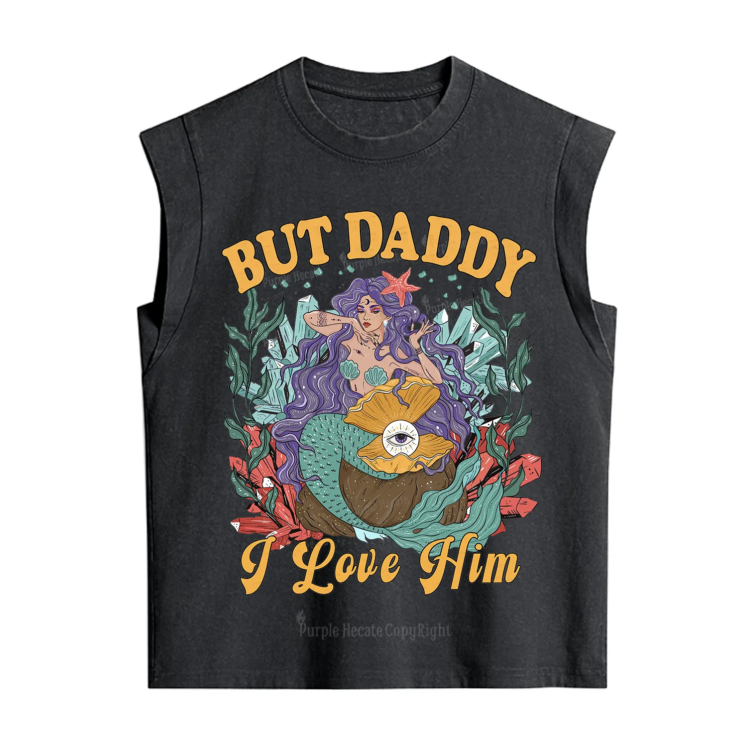 Purplehecate But Daddy I Love Him Vintage Washed Tank
