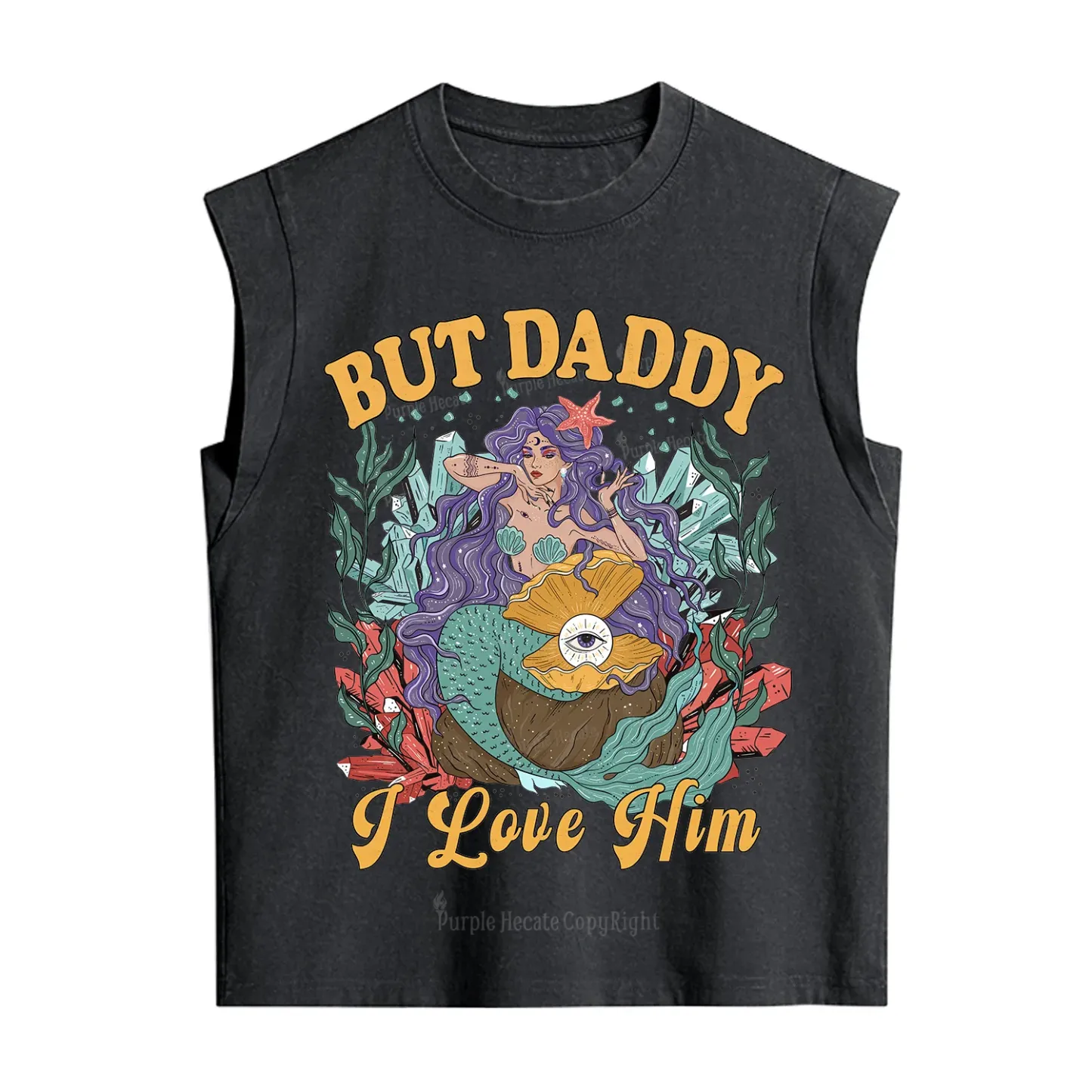 Purplehecate But Daddy I Love Him Vintage Washed Tank